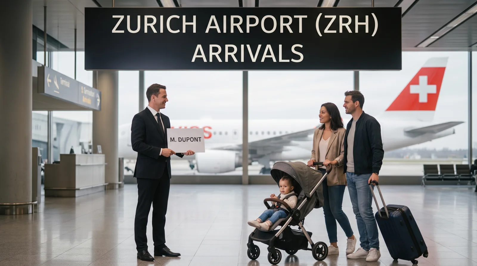 Aéroport de Zurich-Kloten (ZRH) — hub intercontinental, liaison directe depuis l'Alsace